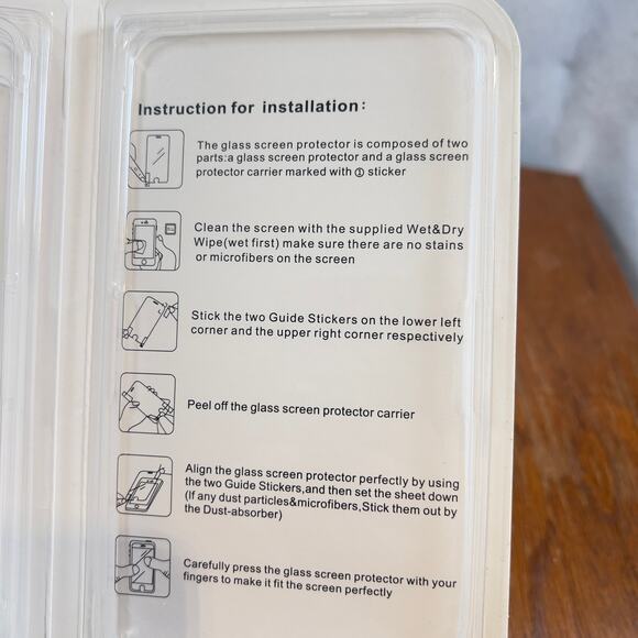 Ailun Tempered Glass Screen Protector 9H Contains One Screen + Install Supplies - Picture 2 of 7